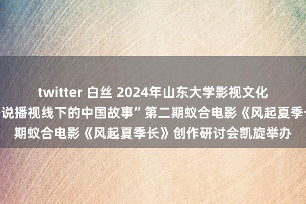 twitter 白丝 2024年山东大学影视文化传播高端学术论坛“国据说播视线下的中国故事”第二期蚁合电影《风起夏季长》创作研讨会凯旋举办