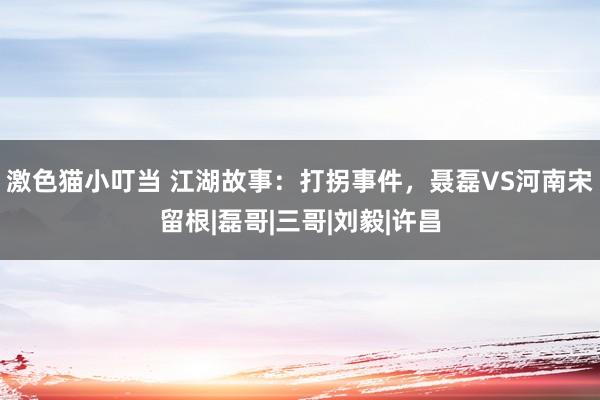 激色猫小叮当 江湖故事：打拐事件，聂磊VS河南宋留根|磊哥|三哥|刘毅|许昌